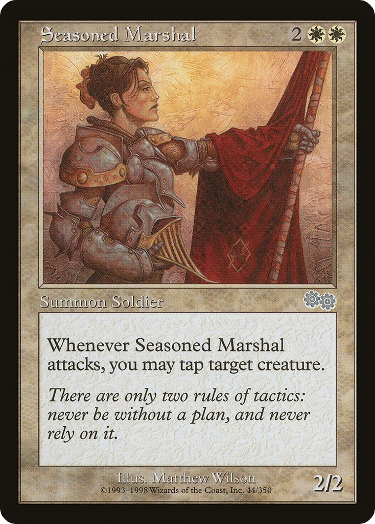 Seasoned Marshal · Urza's Saga
