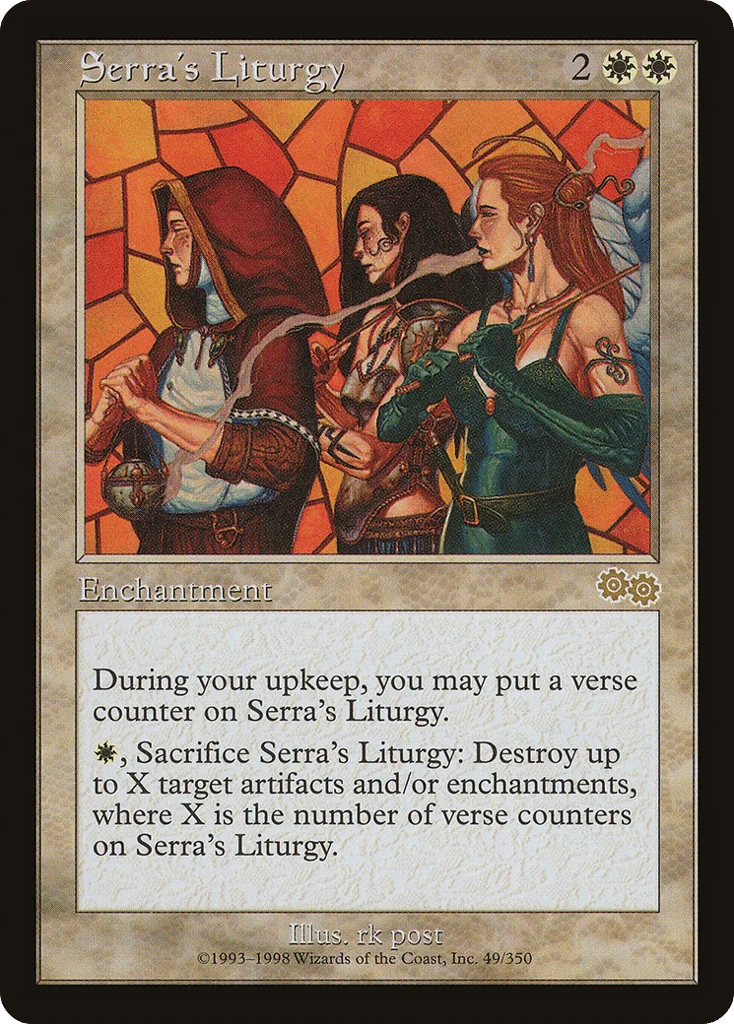 Serra's Liturgy · Urza's Saga