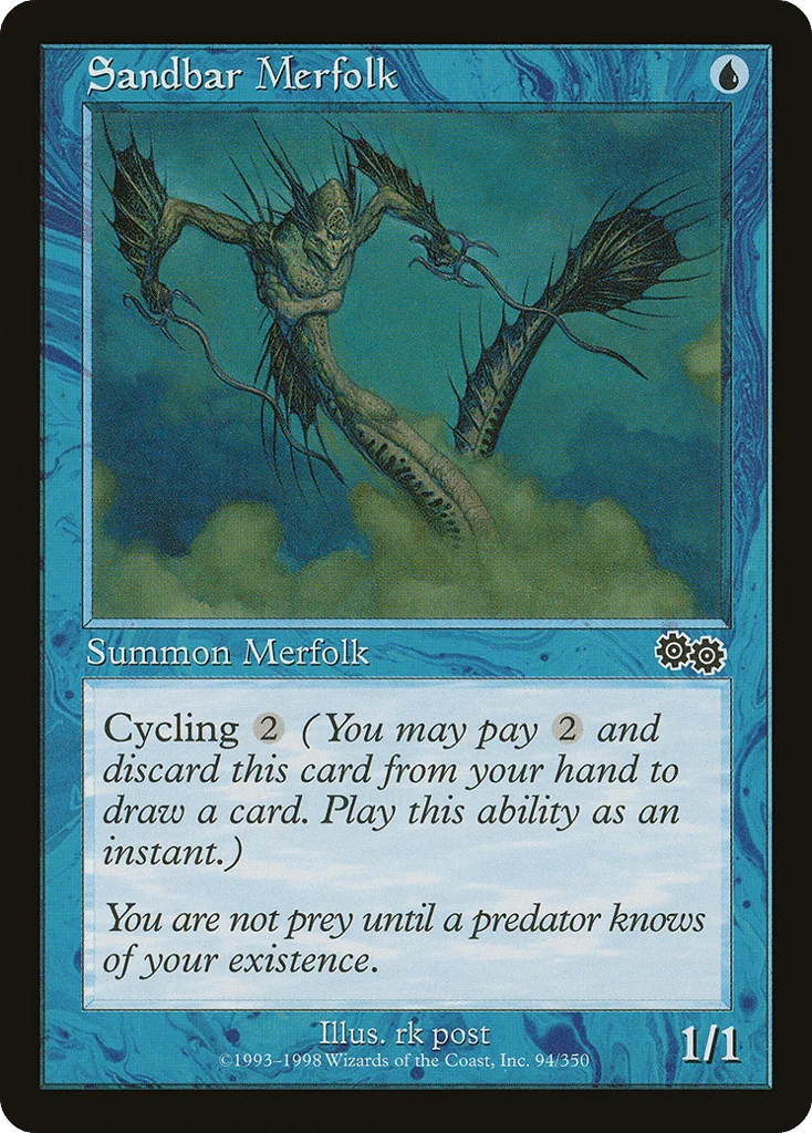 Sandbar Merfolk · Urza's Saga