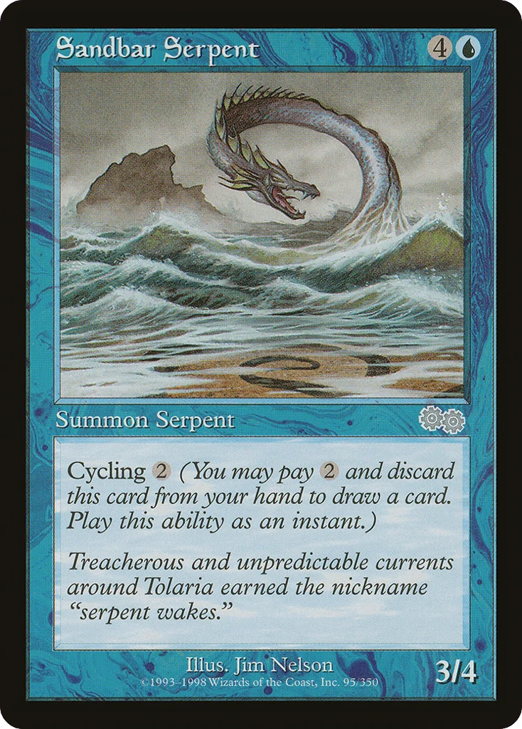 Sandbar Serpent · Urza's Saga