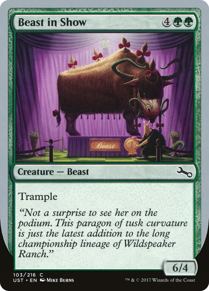 Beast in Show · Unstable