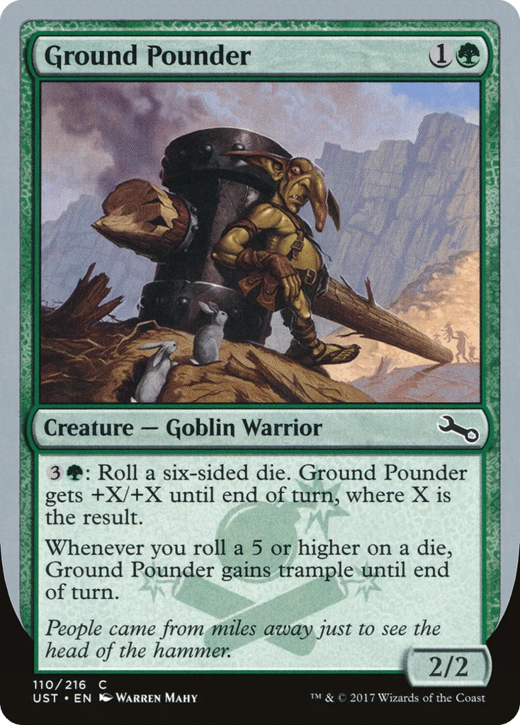 Ground Pounder · Unstable