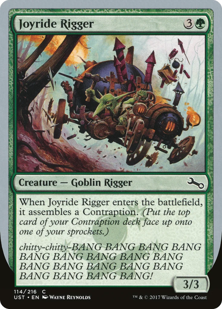 Joyride Rigger · Unstable