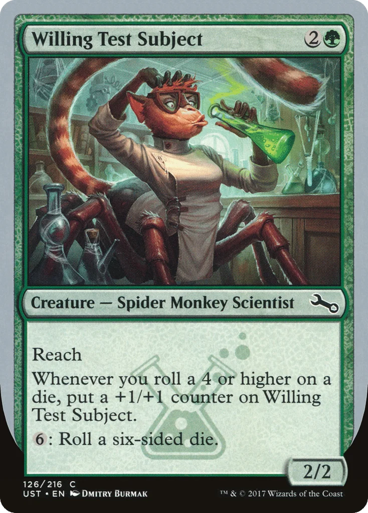 Willing Test Subject · Unstable