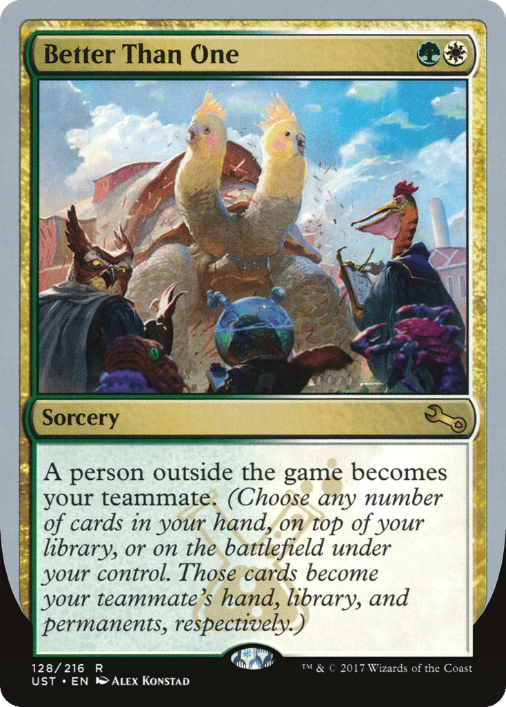 Better Than One · Unstable