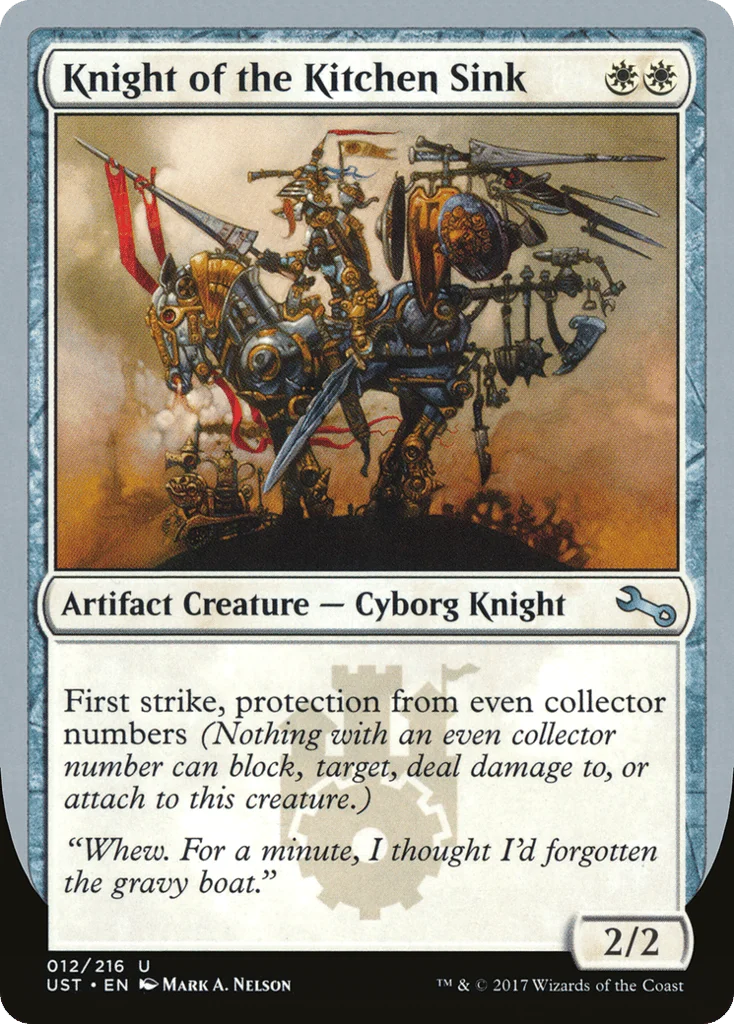 Knight of the Kitchen Sink · Unstable