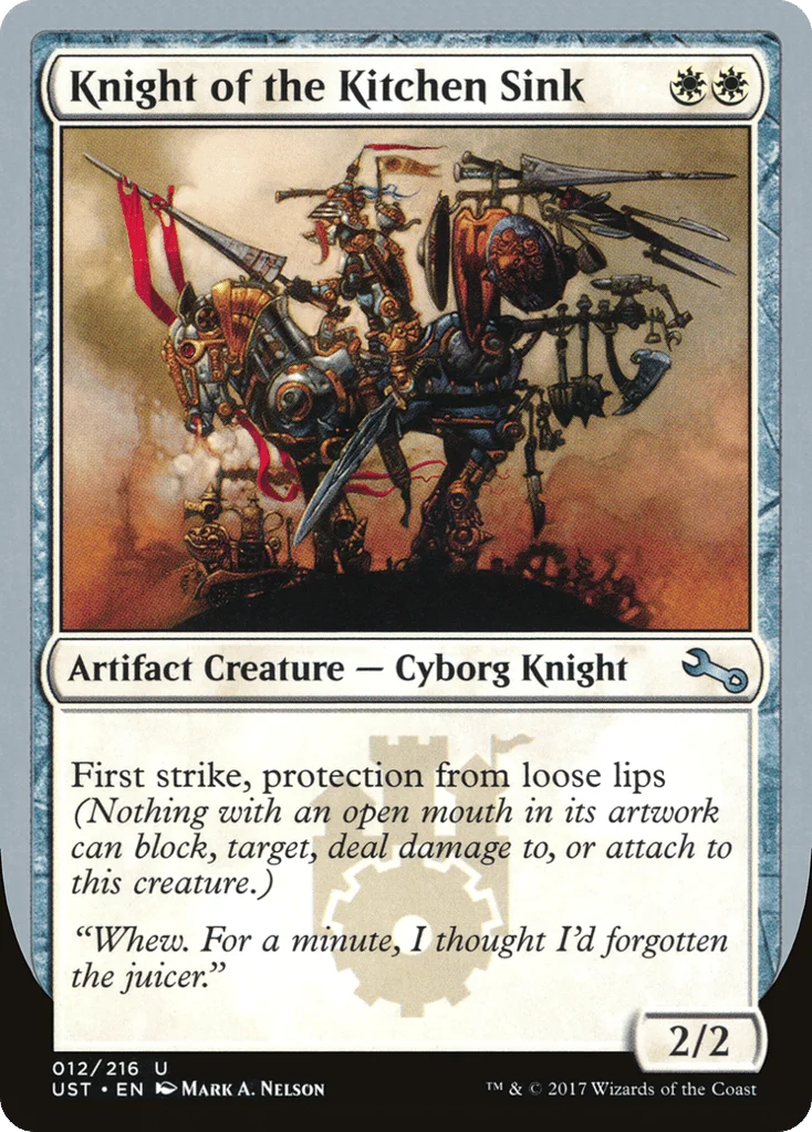 Knight of the Kitchen Sink · Unstable
