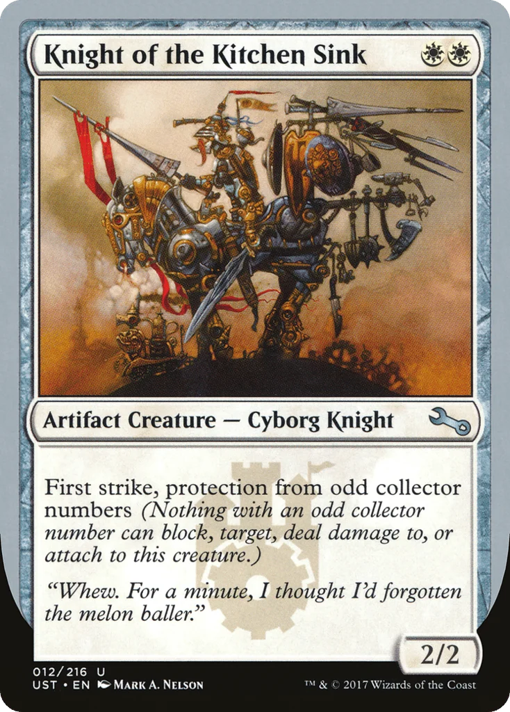 Knight of the Kitchen Sink · Unstable