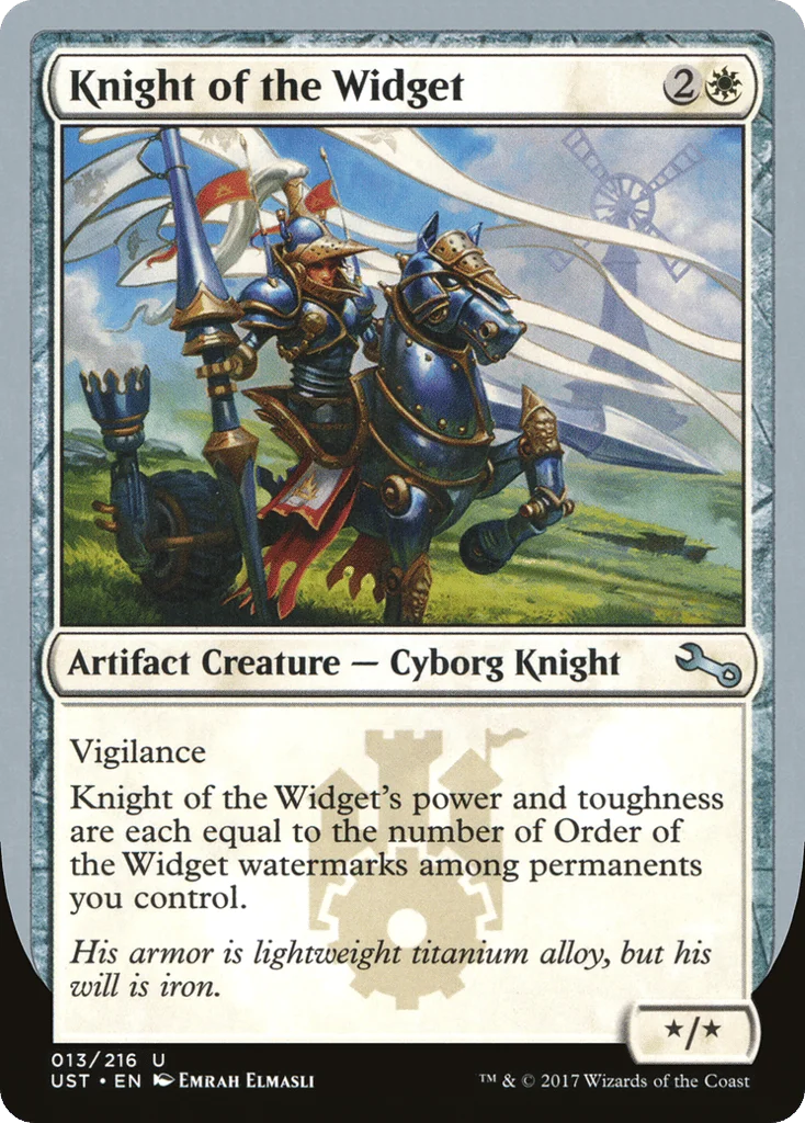 Knight of the Widget · Unstable
