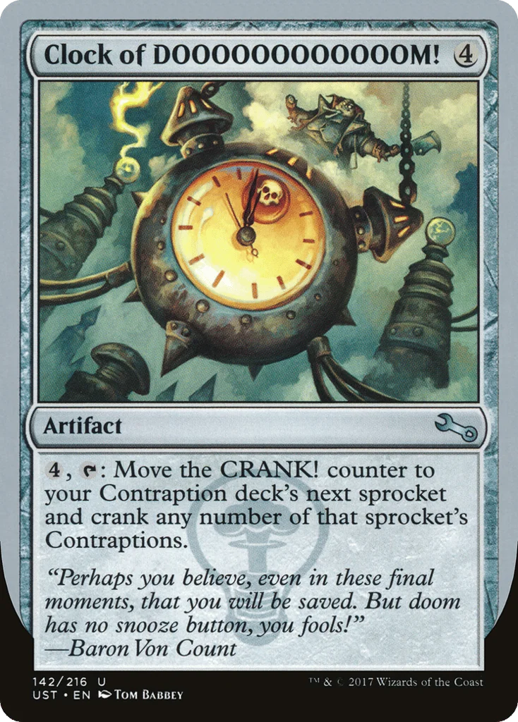 Clock of DOOOOOOOOOOOOM! · Unstable
