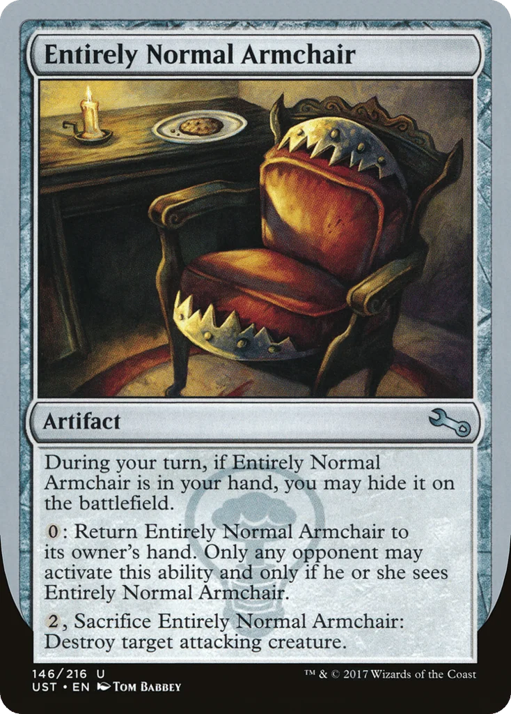 Entirely Normal Armchair · Unstable