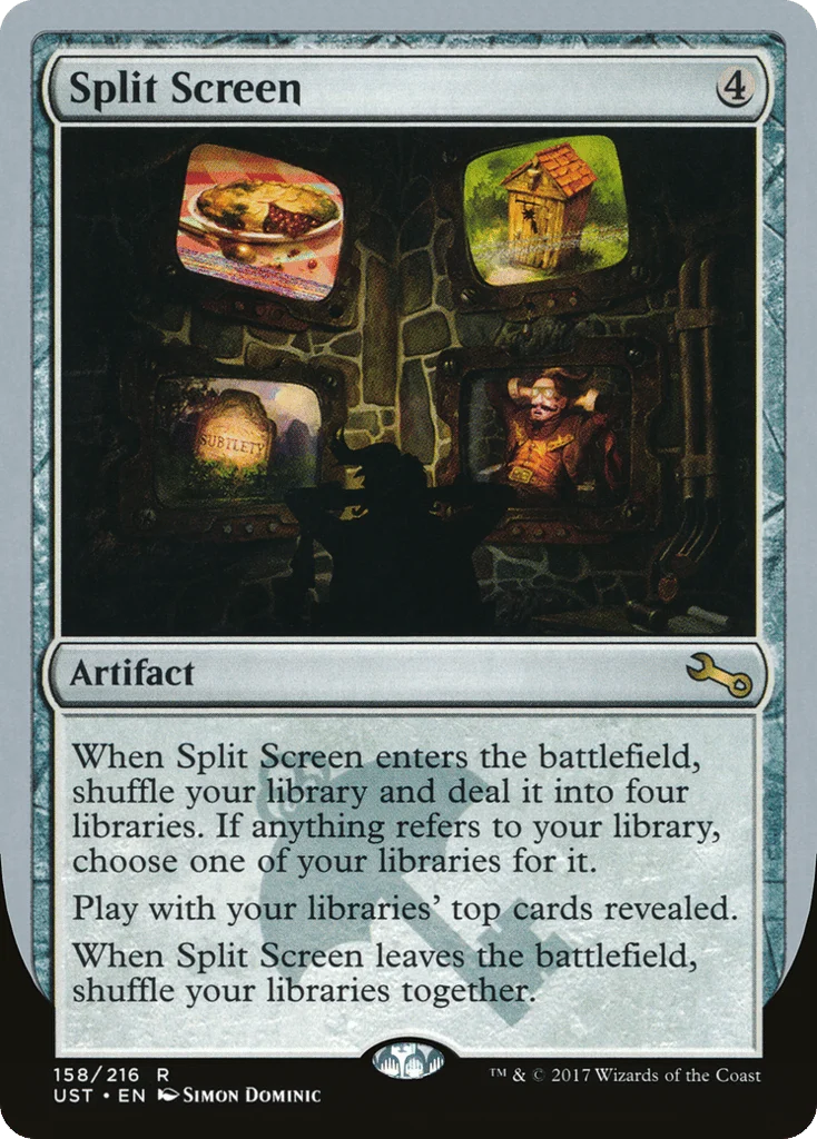 Split Screen · Unstable