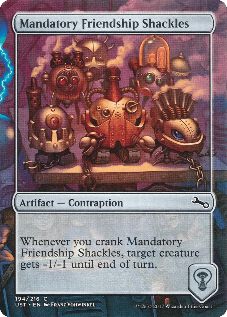 Mandatory Friendship Shackles · Unstable