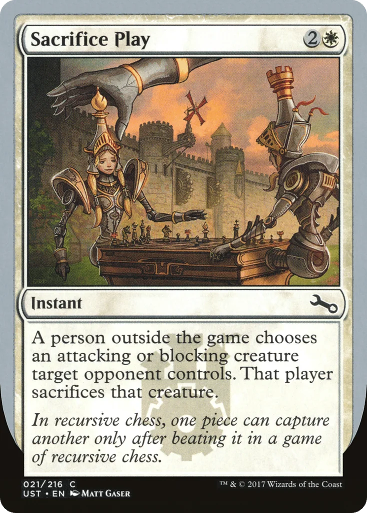 Sacrifice Play · Unstable