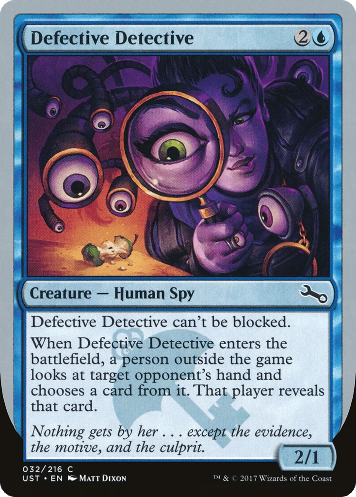 Defective Detective · Unstable