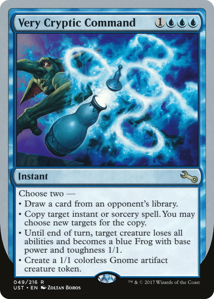 Very Cryptic Command · Unstable