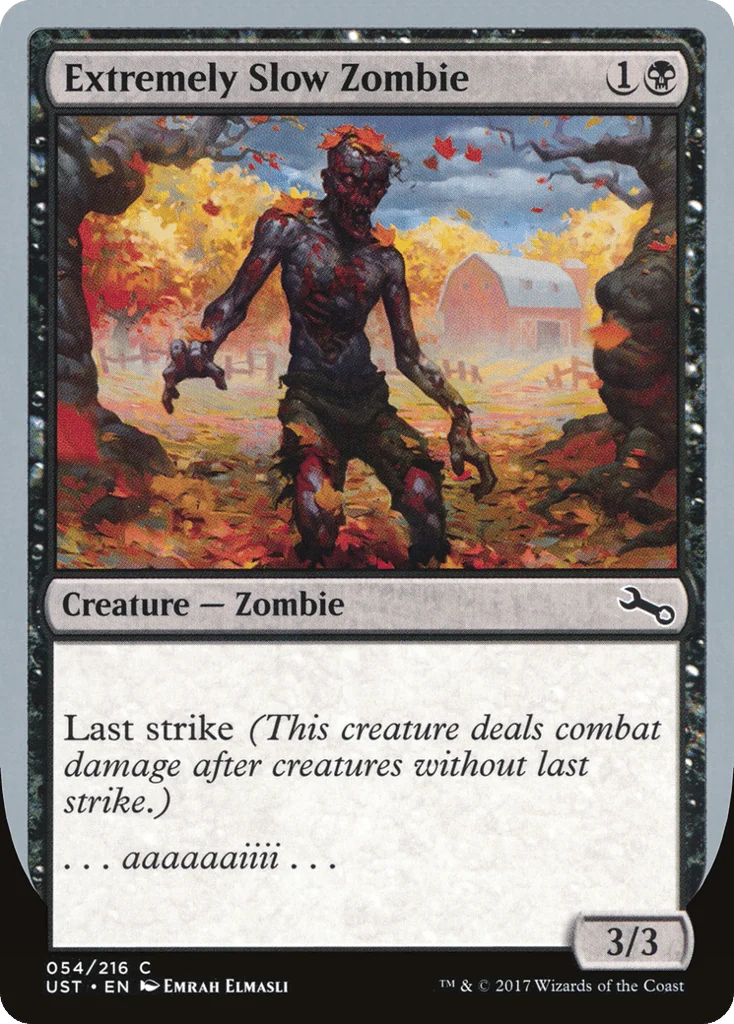 Extremely Slow Zombie · Unstable