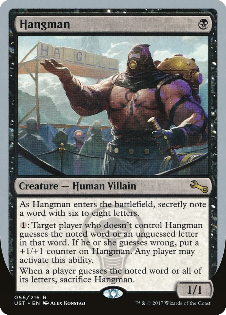 Hangman · Unstable