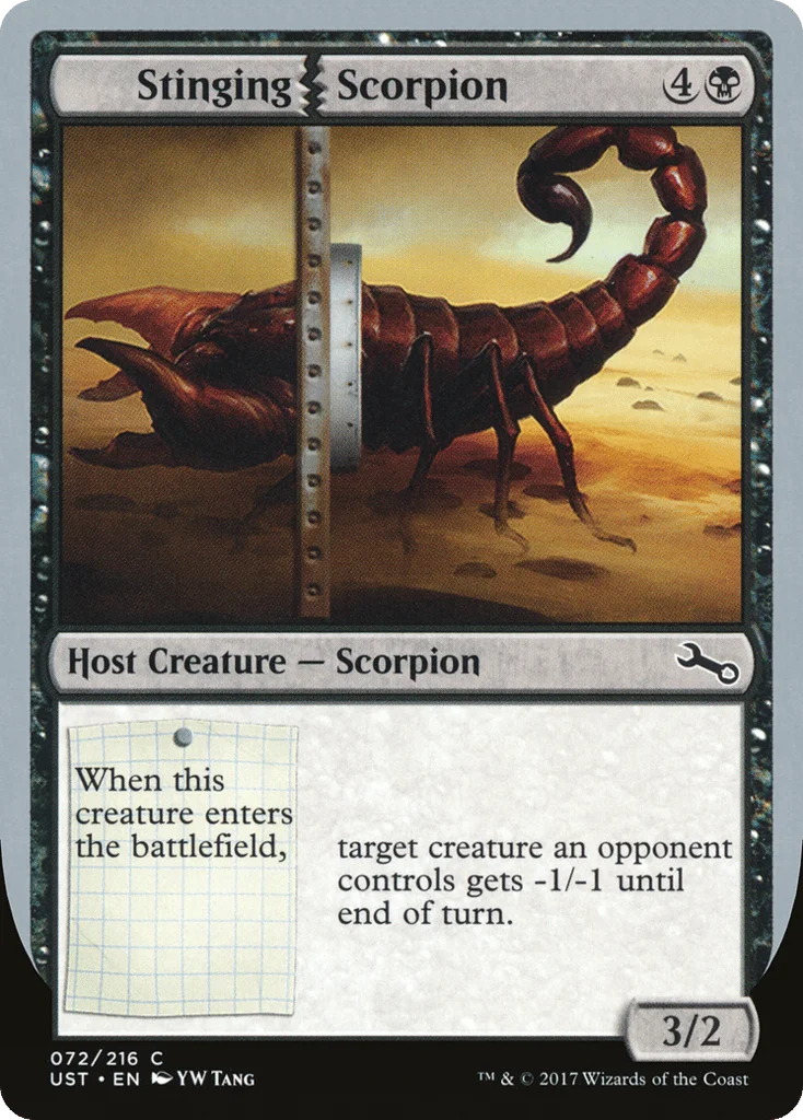 Stinging Scorpion · Unstable