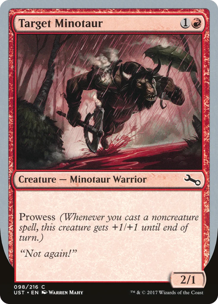 Target Minotaur · Unstable