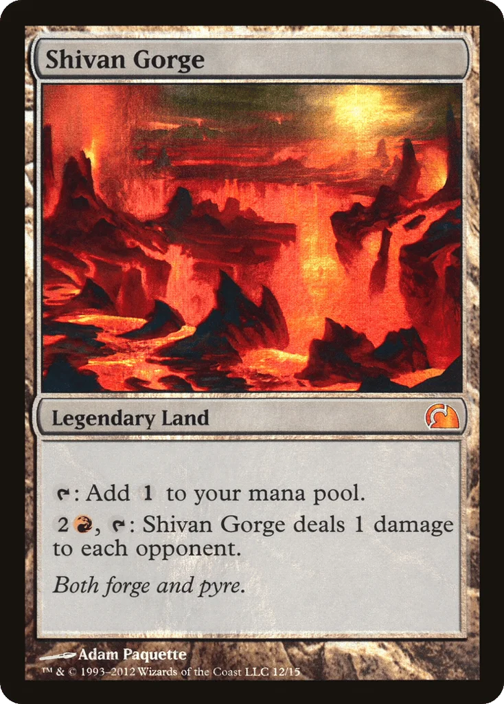 Shivan Gorge · From the Vault: Realms