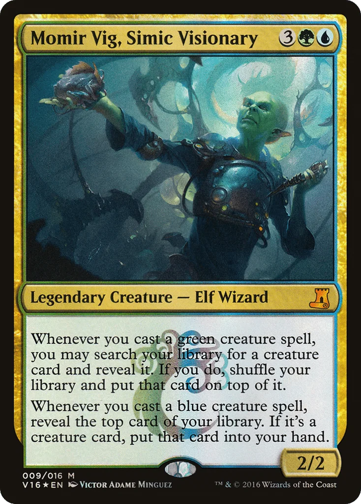 Momir Vig, Simic Visionary · From the Vault: Lore
