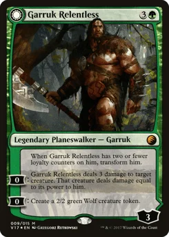 Garruk Relentless // Garruk, the Veil-Cursed