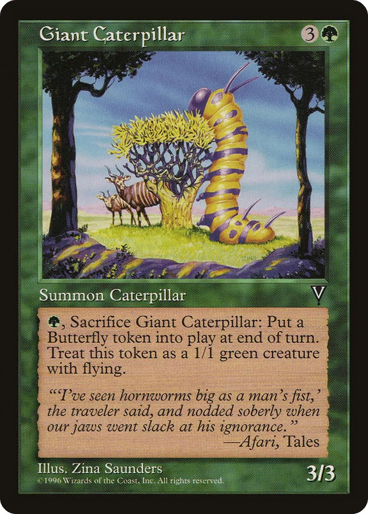 Giant Caterpillar · Visions