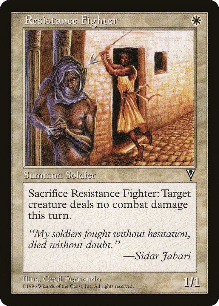 Resistance Fighter · Visions