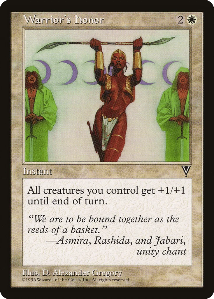 Warrior's Honor · Visions