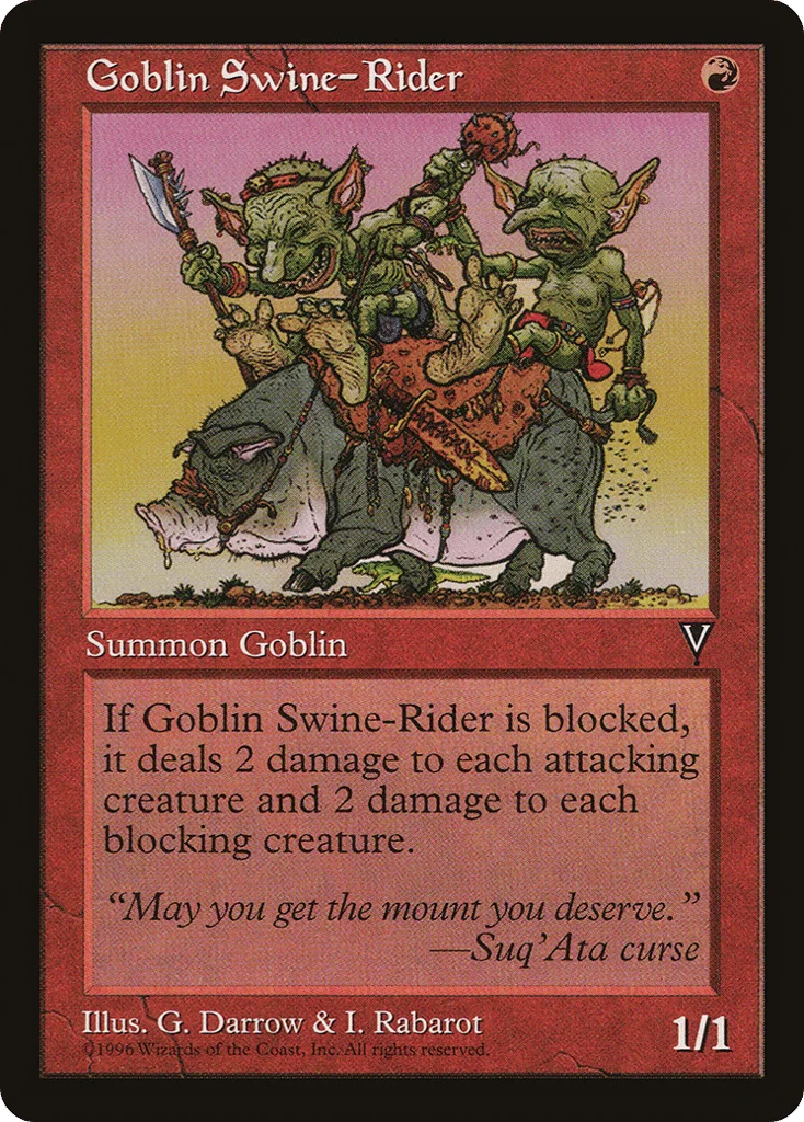 Goblin Swine-Rider · Visions