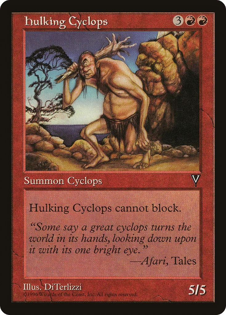 Hulking Cyclops · Visions