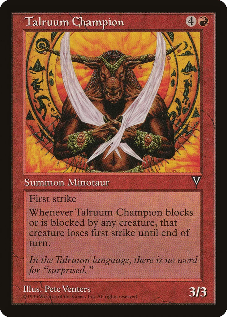 Talruum Champion · Visions
