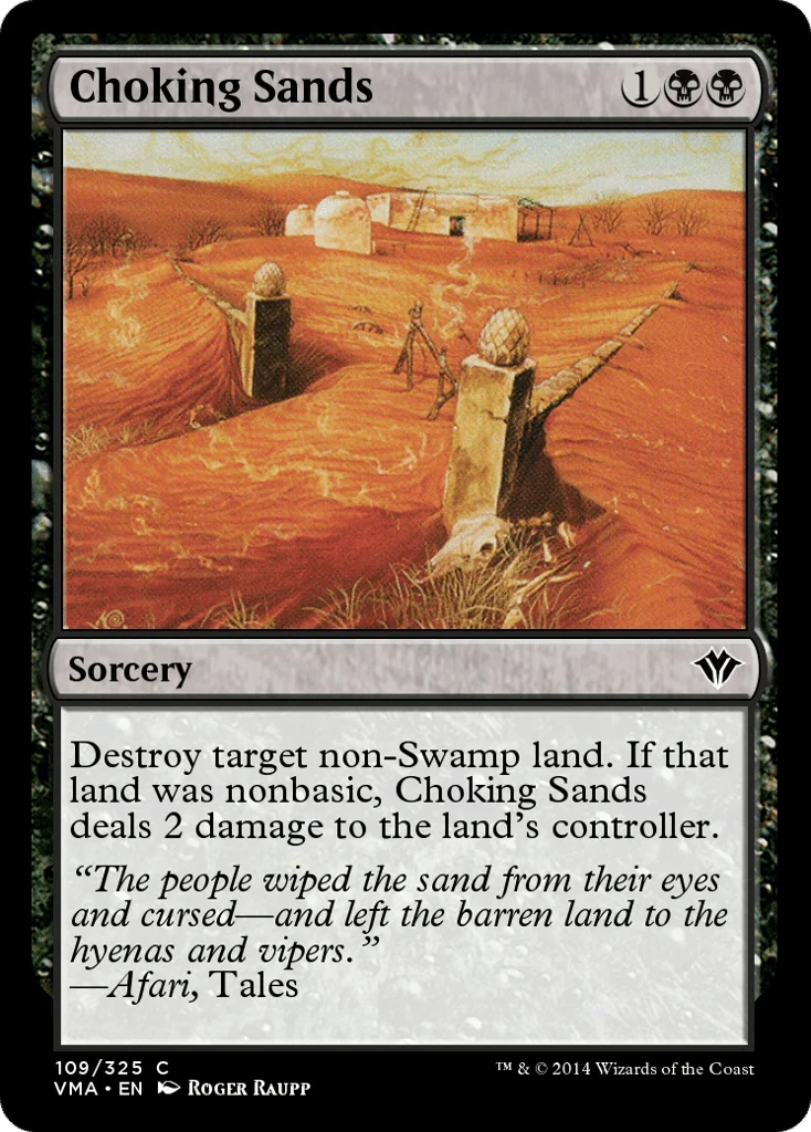 Choking Sands · Vintage Masters