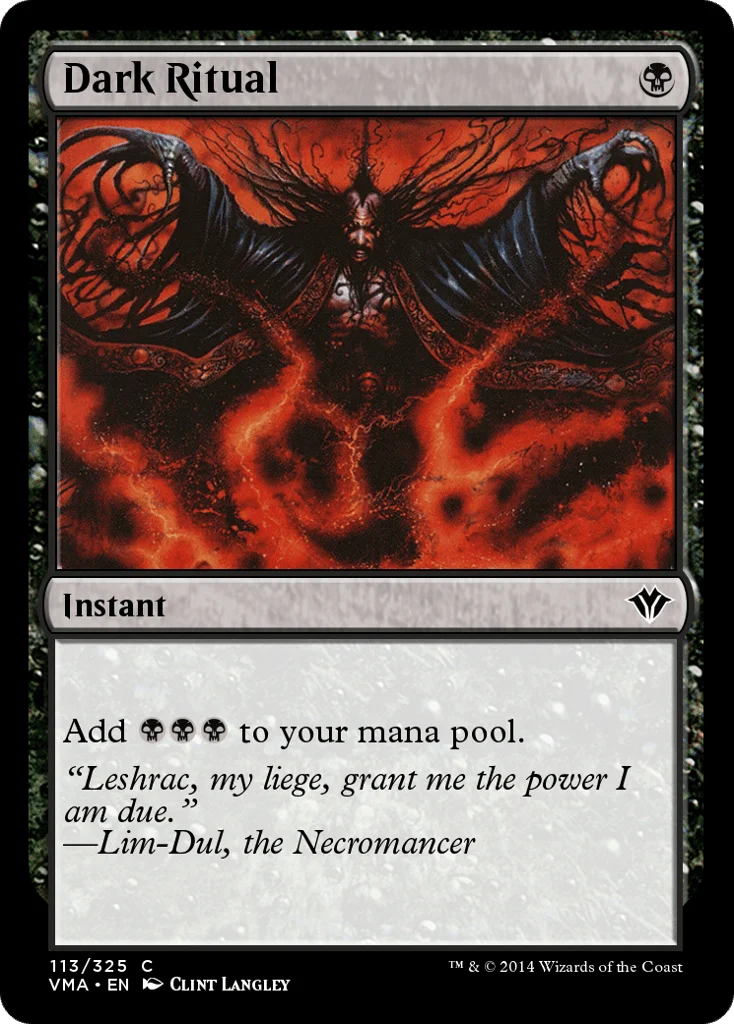 Dark Ritual · Vintage Masters