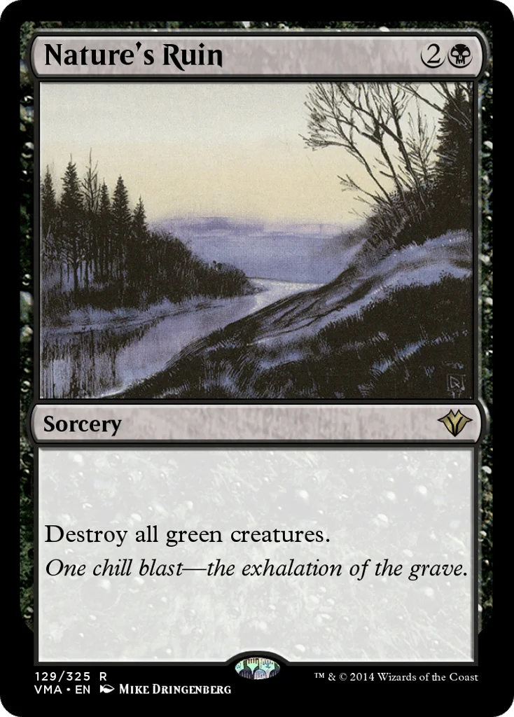 Nature's Ruin · Vintage Masters