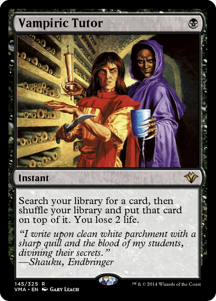 Vampiric Tutor · Vintage Masters