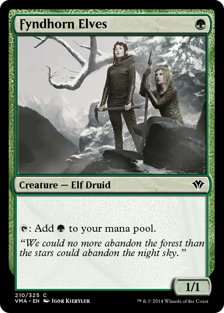 Fyndhorn Elves · Vintage Masters