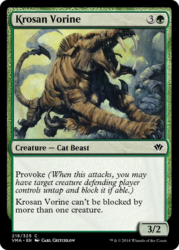 Krosan Vorine · Vintage Masters