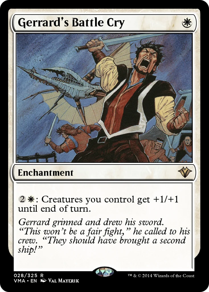 Gerrard's Battle Cry · Vintage Masters