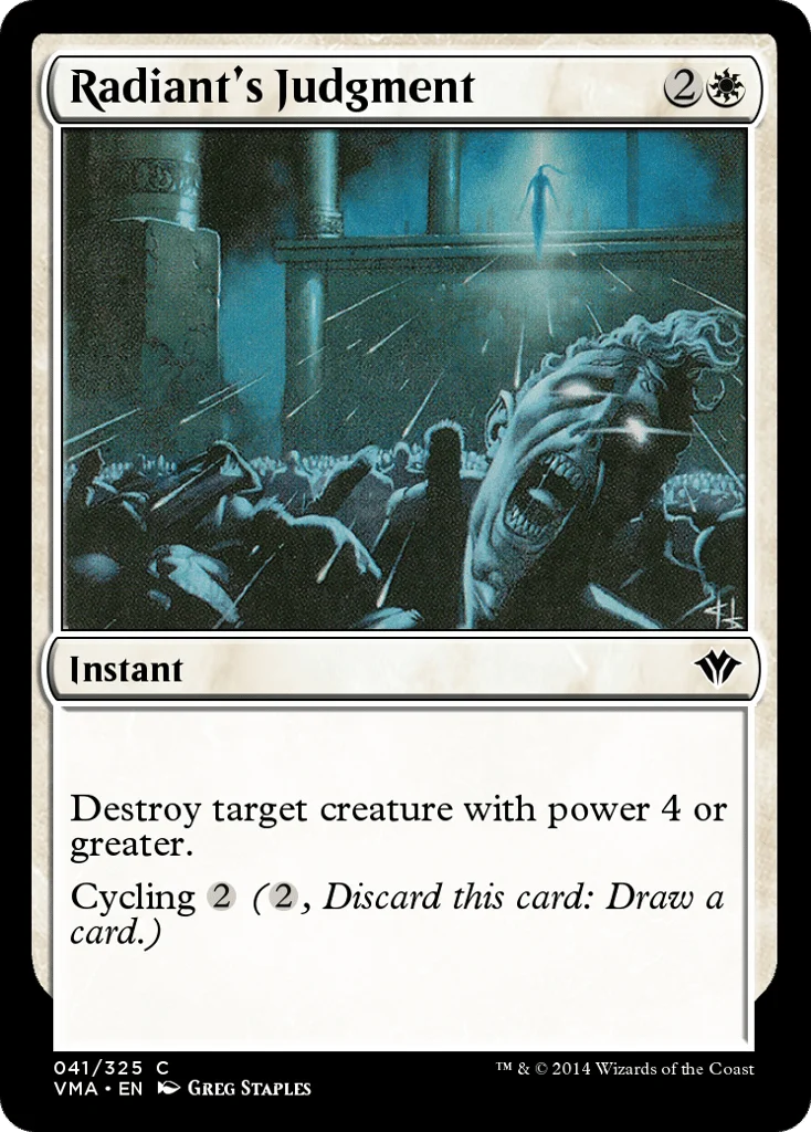 Radiant's Judgment · Vintage Masters