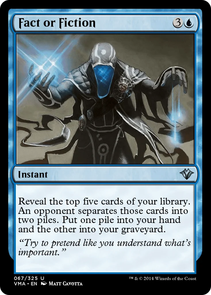 Fact or Fiction · Vintage Masters