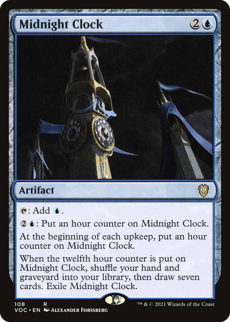 Midnight Clock · Crimson Vow Commander