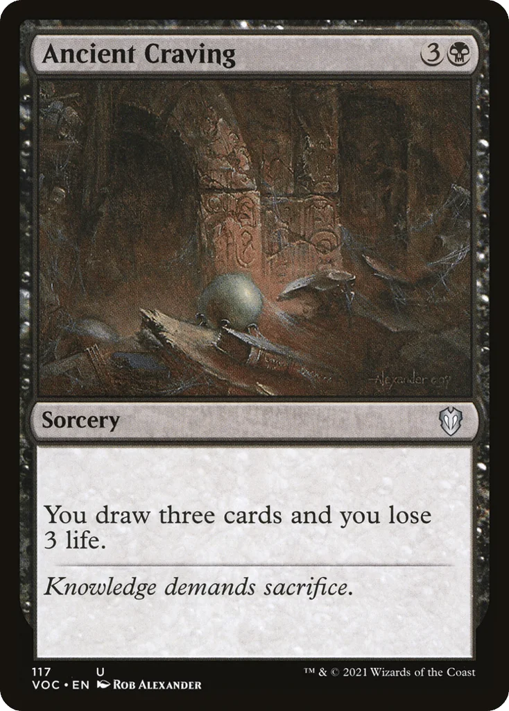 Ancient Craving · Crimson Vow Commander