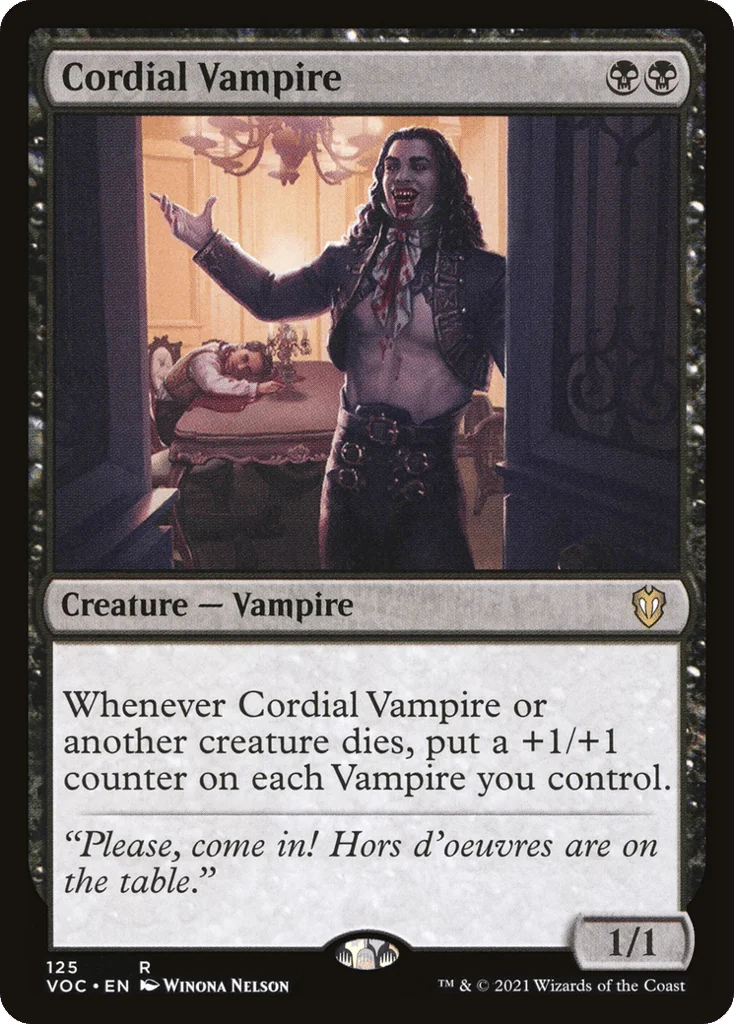 Cordial Vampire · Crimson Vow Commander