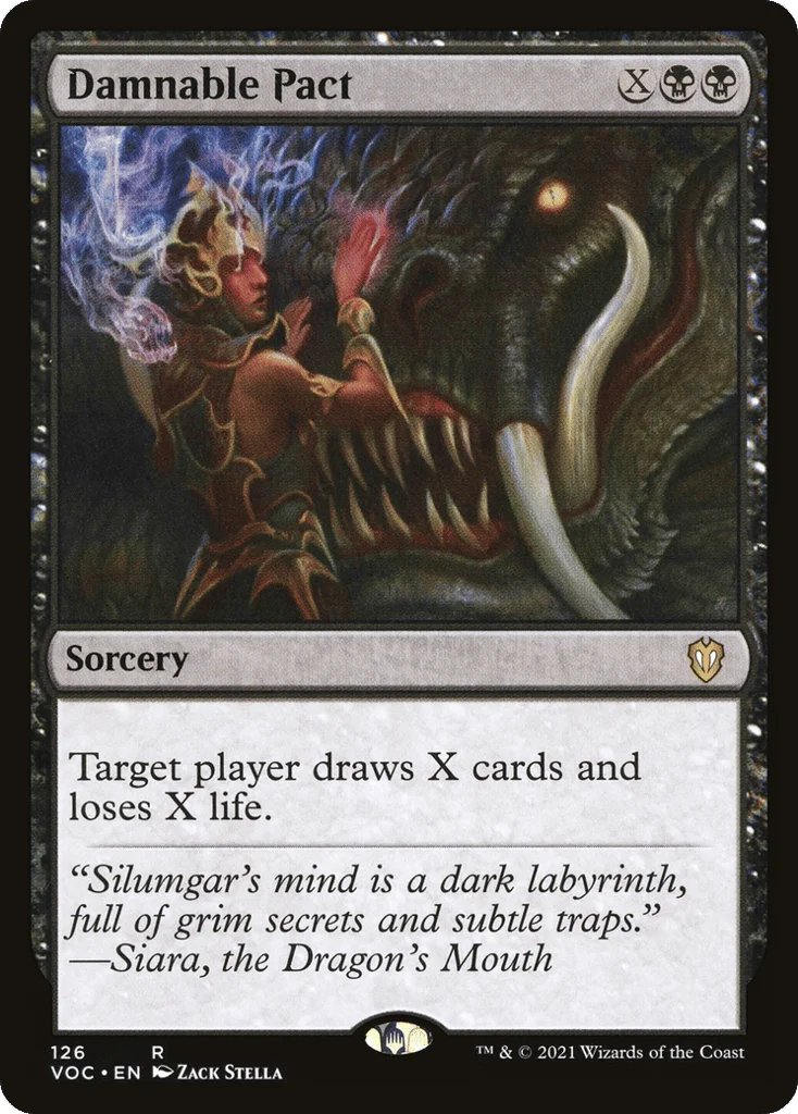 Damnable Pact · Crimson Vow Commander