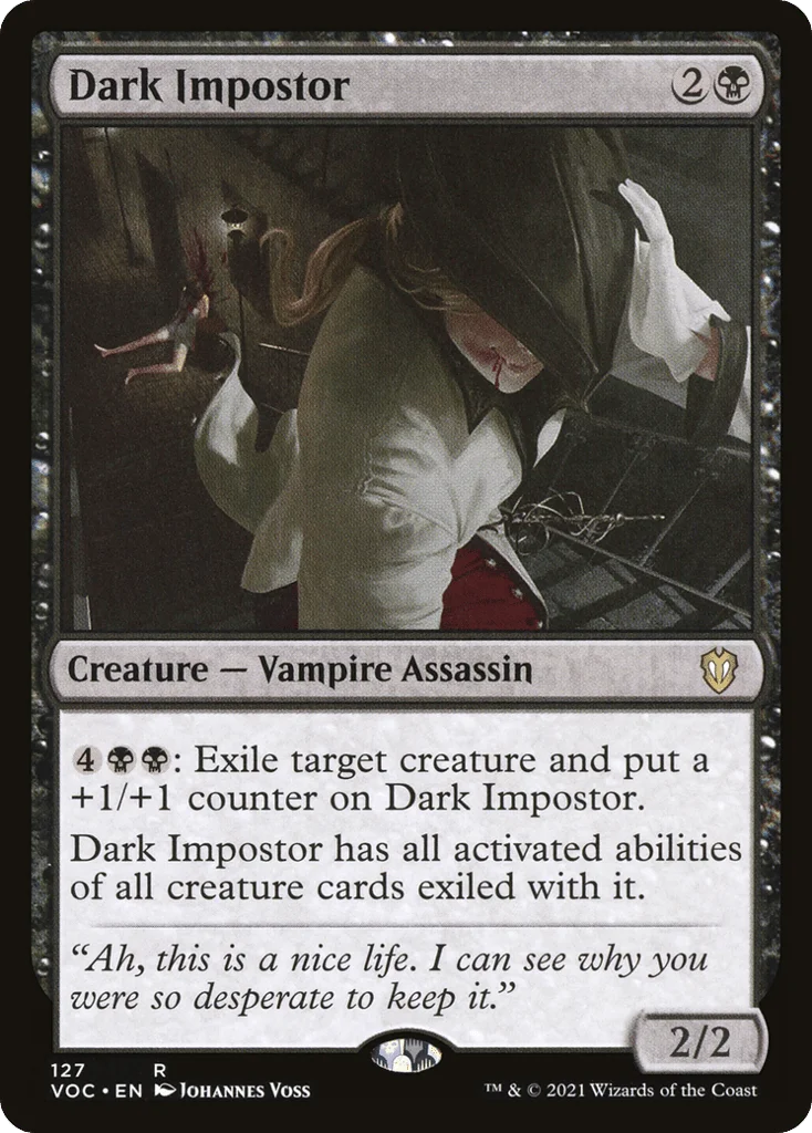 Dark Impostor · Crimson Vow Commander