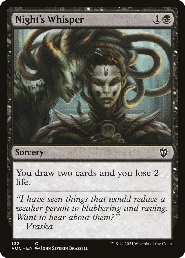 Night's Whisper · Crimson Vow Commander