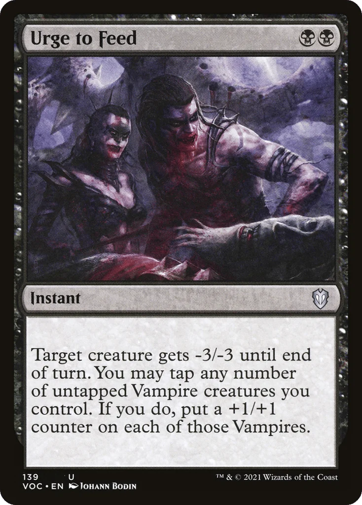 Urge to Feed · Crimson Vow Commander