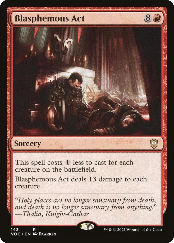 Blasphemous Act · Crimson Vow Commander